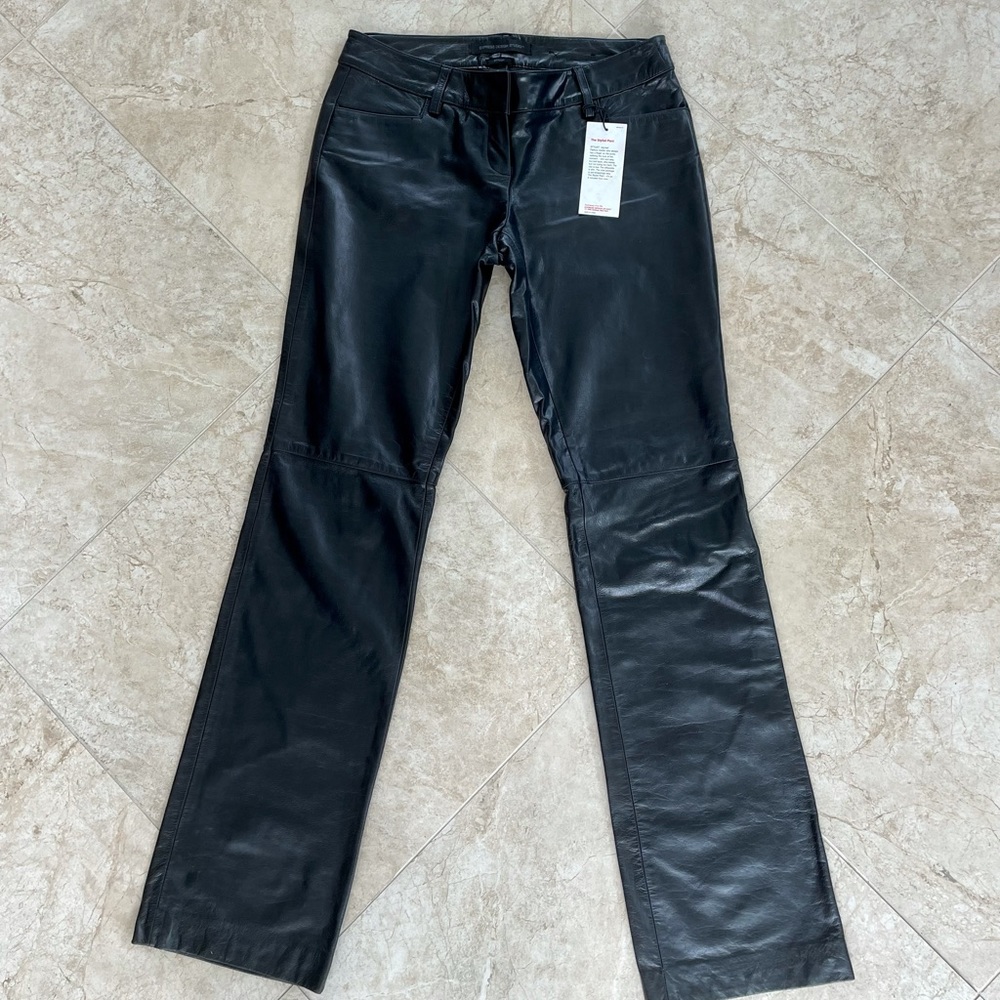NWT vintage leather pants